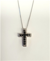 Collana Recarlo in Oro bianco Diamante Black 0.24 Ct ZS165/BN - ZS165/BN